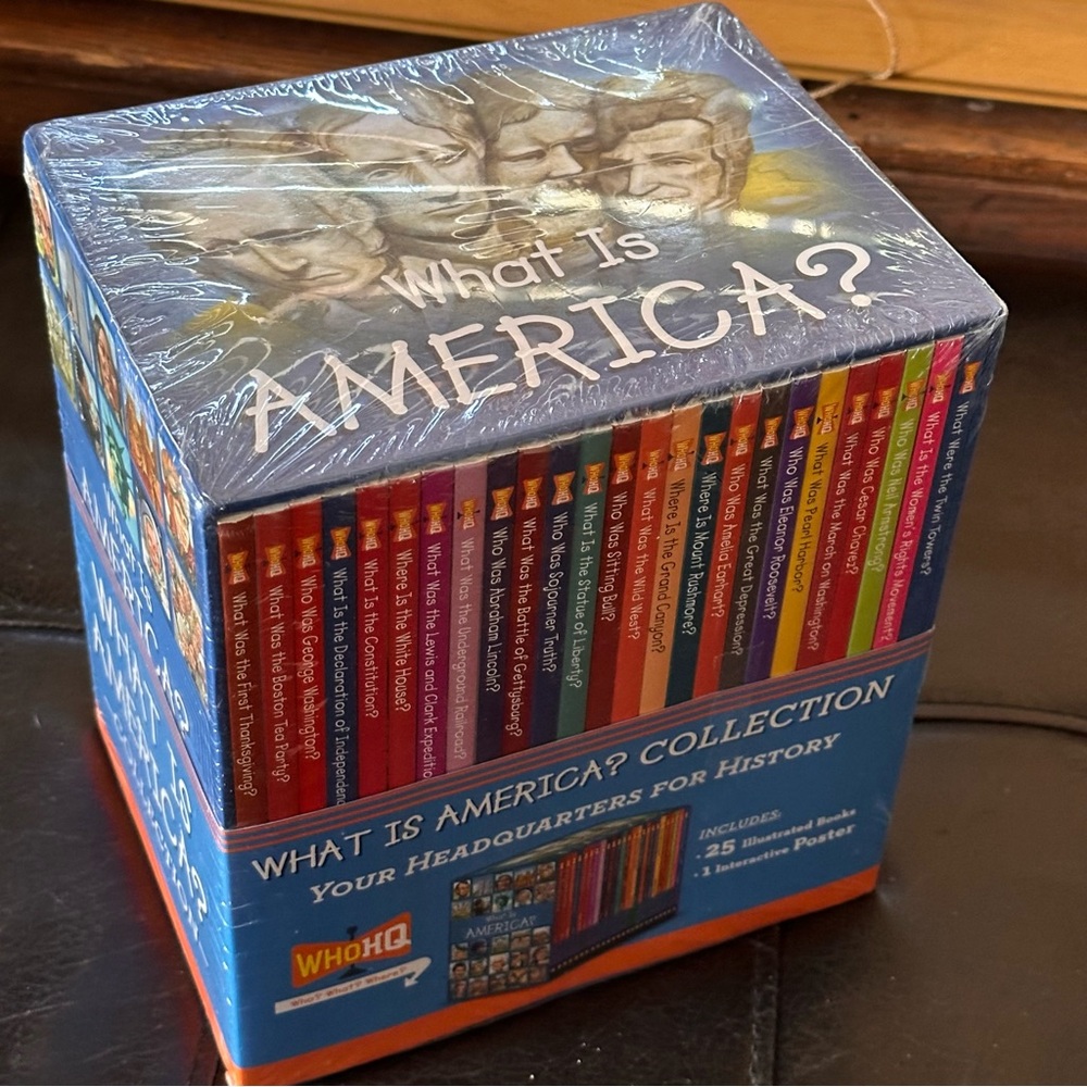 What Is America Book Collection (unopened) 
BRAND NEW